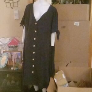 Button up dress